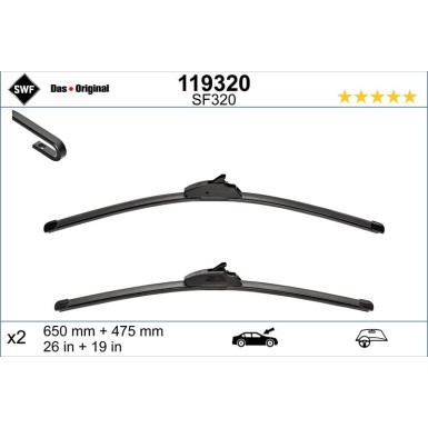 SWF Wischblatt DAS ORIGINAL SET 119320