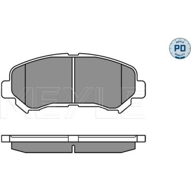 Meyle Bremsbelagsatz, Scheibenbremse MEYLE-PD: Advanced performance and design 025 246 3217/PD