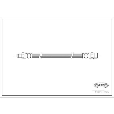 Corteco | Bremsschlauch | 19018796