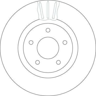 TRW | Bremsscheibe | DF4219S