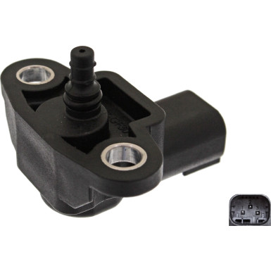 FEBI BILSTEIN 44466 Sensor, Ladedruck FEBI BILSTEIN 44466 Sensor, Ladedruck