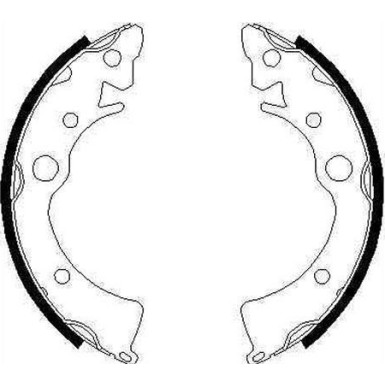 GS6210 Bremsbackensatz