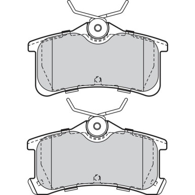 302066 Bremsbelagsatz, Scheibenbremse ESSENTIAL