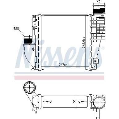 96380 Ladeluftkühler ** FIRST FIT **
