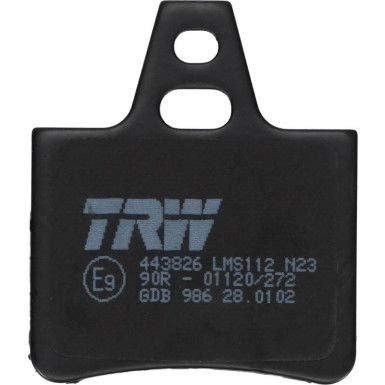 TRW Bremsbelagsatz, Scheibenbremse GDB986