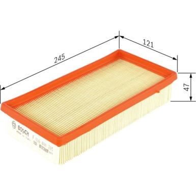 BOSCH F 026 400 265 Luftfilter