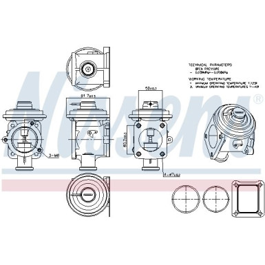 Nissens | AGR-Ventil | 98219