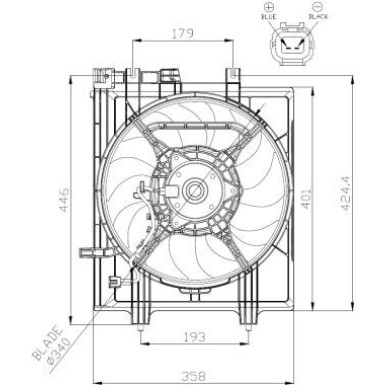47936 Lüfter, Motorkühlung