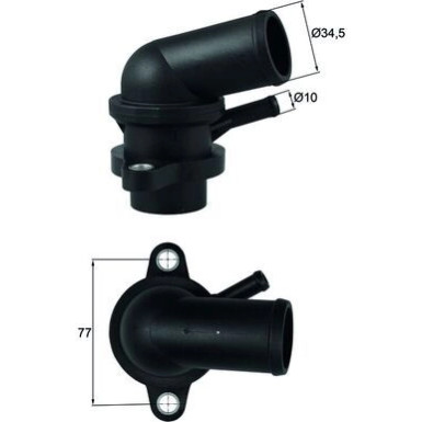 TI 239 87D Thermostat, Kühlmittel BEHR