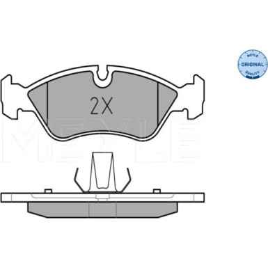Meyle Bremsbelagsatz, Scheibenbremse MEYLE-ORIGINAL: True to OE 025 218 6217