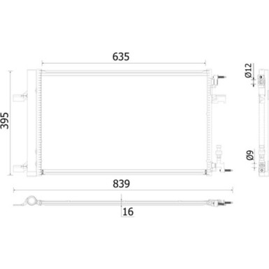 Mahle | Kondensator, Klimaanlage | AC 900 000P