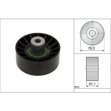 532 0776 10 Umlenk-/Führungsrolle, Keilrippenriemen
