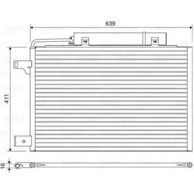 Valeo | Kondensator, Klimaanlage | 814376