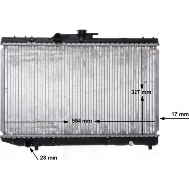 CR 768 000S Kühler, Motorkühlung BEHR