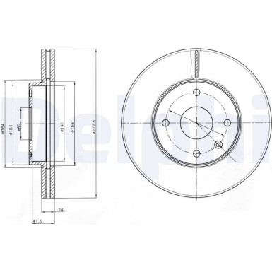 BG4193 Bremsscheibe BG4193 Bremsscheibe