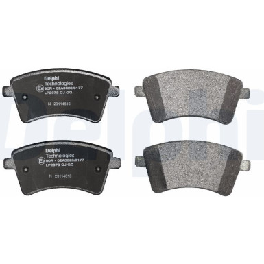 LP2078 Bremsbelagsatz, Scheibenbremse