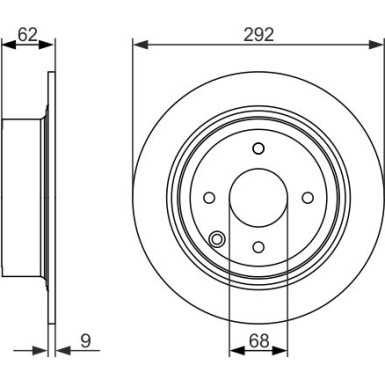 BOSCH | Bremsscheibe | 0 986 479 742
