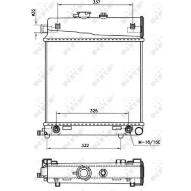 58232 Kühler, Motorkühlung EASY FIT 58232 Kühler, Motorkühlung EASY FIT