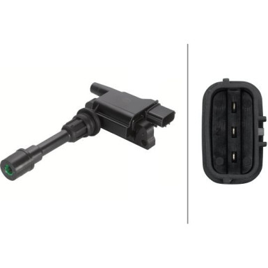 Hella 2 x HELLA Zündspule 5DA 358 057-011