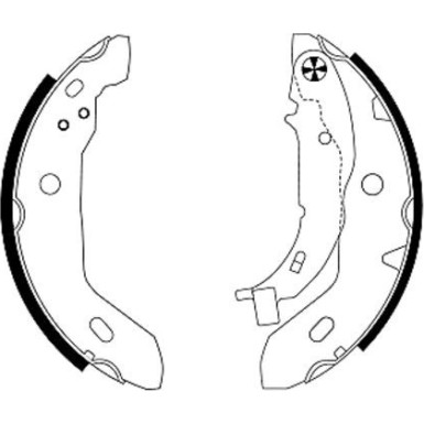 91053000 Bremsbackensatz