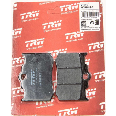 TRW | Bremsbelagsatz, Scheibenbremse | MCB653RQ