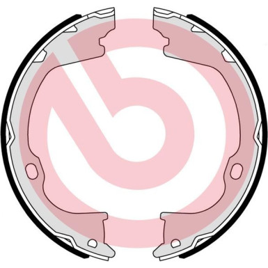 Brembo Bremsbackensatz, Feststellbremse ESSENTIAL LINE S 37 510