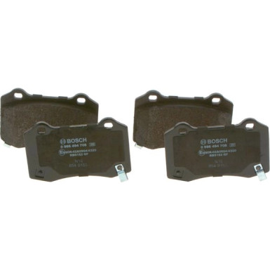 0 986 494 708 Bremsbelagsatz, Scheibenbremse