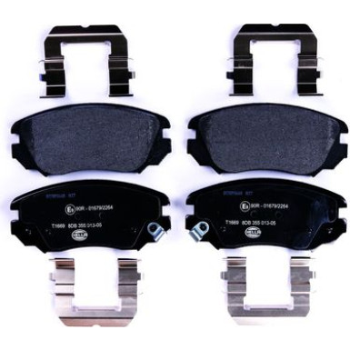Hella Pagid | Bremsbelagsatz, Scheibenbremse | 8DB 355 013-051
