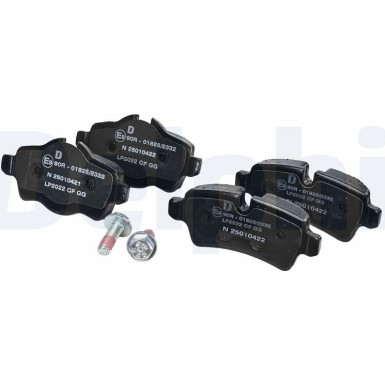 Delphi | Bremsbelagsatz, Scheibenbremse | LP2022 Delphi | Bremsbelagsatz, Scheibenbremse | LP2022