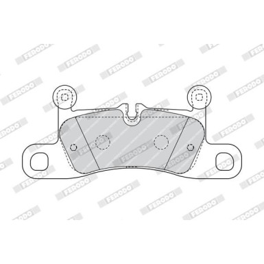 Ferodo | Bremsbelagsatz, Scheibenbremse | FDB4424 Ferodo | Bremsbelagsatz, Scheibenbremse | FDB4424