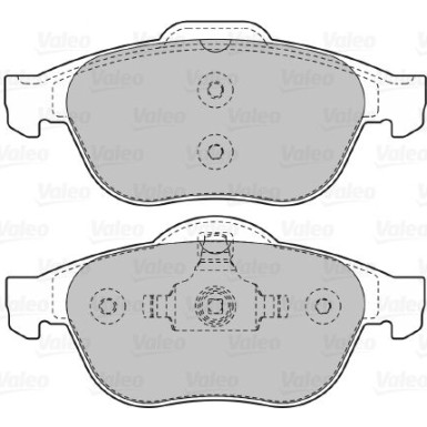 598471 Bremsbelagsatz, Scheibenbremse