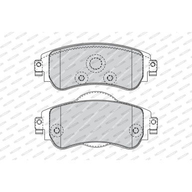 Ferodo | Bremsbelagsatz, Scheibenbremse | FDB4336