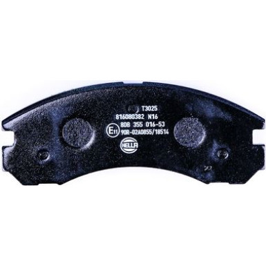 Hella | Bremsbelagsatz, Scheibenbremse | 8DB 355 016-531