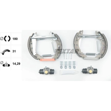 Textar Bremsbackensatz Shoe Kit Pro 84018201