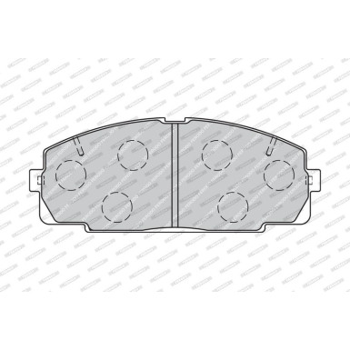 Ferodo | Bremsbelagsatz, Scheibenbremse | FVR1884
