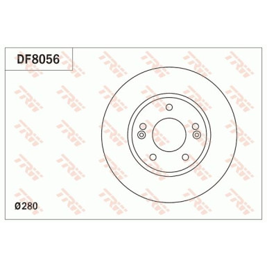 DF8056 Bremsscheibe