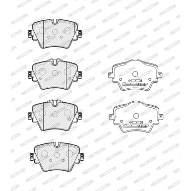 FDB4689 Bremsbelagsatz, Scheibenbremse PREMIER ECO FRICTION
