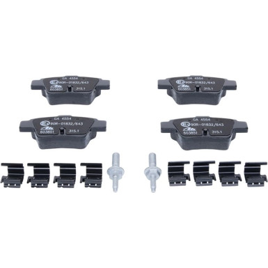 13.0460-3851.2 Bremsbelagsatz, Scheibenbremse