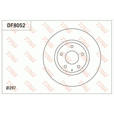 DF8052 Bremsscheibe