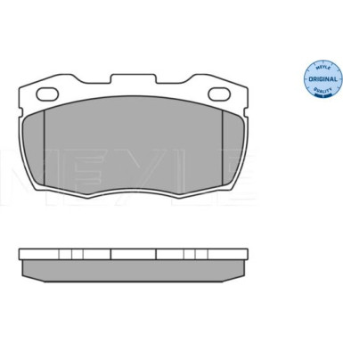 025 215 1918 Bremsbelagsatz, Scheibenbremse MEYLE-ORIGINAL: True to OE.
