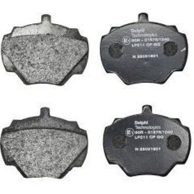 Delphi Bremsbelagsatz, Scheibenbremse LP211