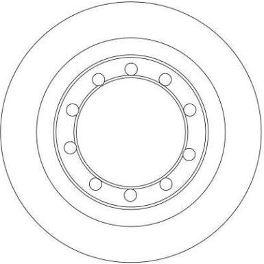 TRW Bremsscheibe DF4330