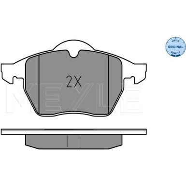 025 218 2919 Bremsbelagsatz, Scheibenbremse MEYLE-ORIGINAL: True to OE.