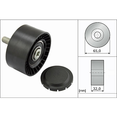 532 0660 10 Umlenk-/Führungsrolle, Keilrippenriemen