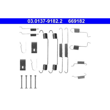 03.0137-9182.2 Zubehörsatz, Bremsbacken