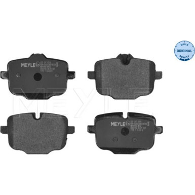 Meyle Bremsbelagsatz, Scheibenbremse MEYLE-ORIGINAL: True to OE 025 247 0318