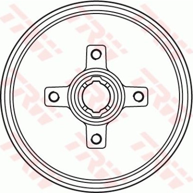 TRW | Bremstrommel | DB4134BR