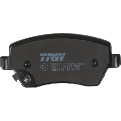 TRW Bremsbelagsatz, Scheibenbremse COTEC GDB3396