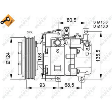 32408 Kompressor, Klimaanlage EASY FIT
