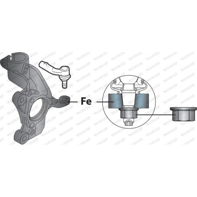 Monroe | Spurstangenkopf | L29134 Monroe | Spurstangenkopf | L29134